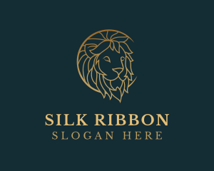 Golden Lion Animal logo design