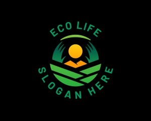 Grass Eco Agriculture logo design