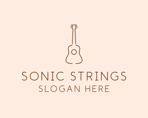 Minimalist Acoustic Guitar logo