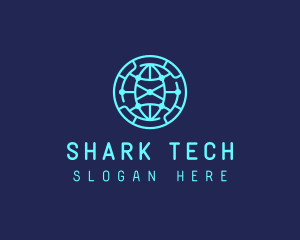 Global Tech Company Circle logo design