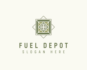 Tile Floor Home Depot logo design