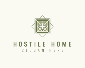 Tile Floor Home Depot logo design