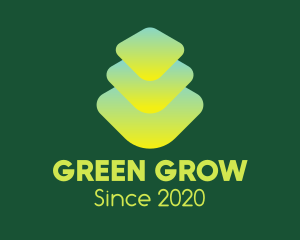 Green Gradient Zen Stones logo design