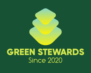 Green Gradient Zen Stones logo design