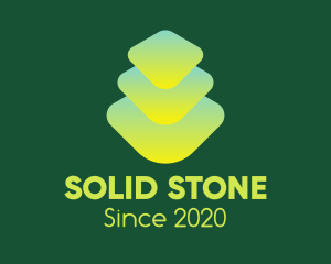 Green Gradient Zen Stones logo design