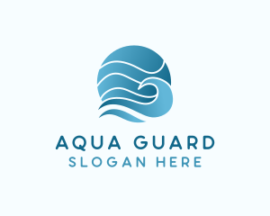 Ocean Sea Wave  logo design