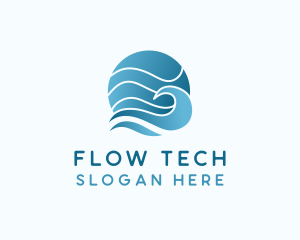 Ocean Sea Wave  logo design