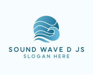 Ocean Sea Wave  logo design