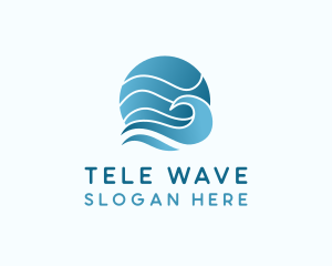 Ocean Sea Wave  logo design