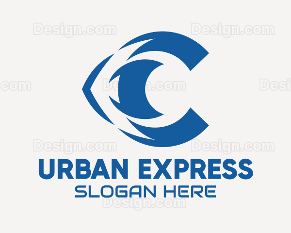 Visual Eye Letter C Logo
