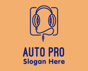 Headphones Streaming  Audio  logo