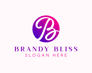 Beauty Cosmetics Letter B logo design