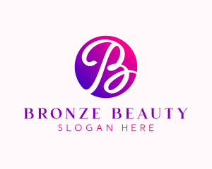 Beauty Cosmetics Letter B logo design