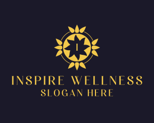 Floral Wellness Spa logo design