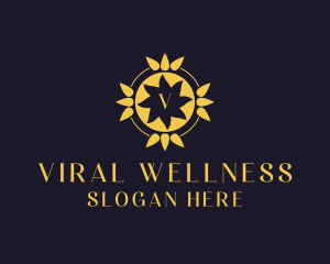 Floral Wellness Spa logo design