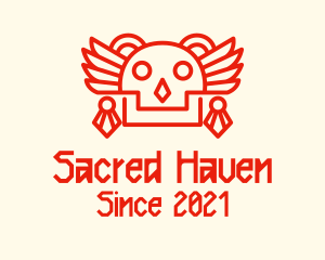 Ancient Mayan Skull logo design