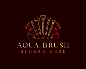 Makeup Beauty Brush logo design