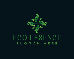  Natural Eco Leaves logo design