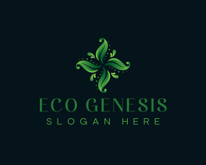  Natural Eco Leaves logo design