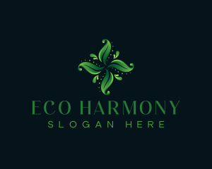  Natural Eco Leaves logo design