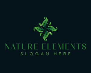  Natural Eco Leaves logo design