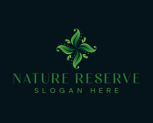  Natural Eco Leaves logo design