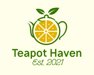 Lemon Herbal Teapot  logo