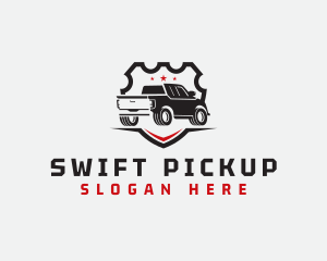 Pickup Truck Badge logo