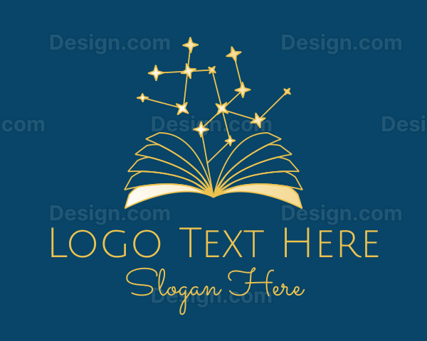 Star Constellation Book Logo