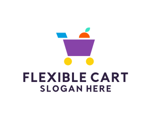 Market Grocery Cart logo design