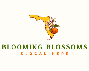 Orange Blossom Florida logo design