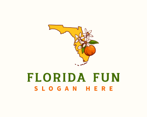 Orange Blossom Florida logo design