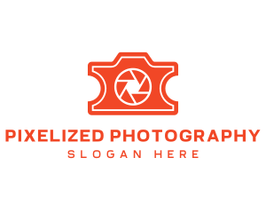 Photography Ticket Camera logo design