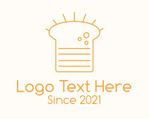 Orange Loaf Outline  logo