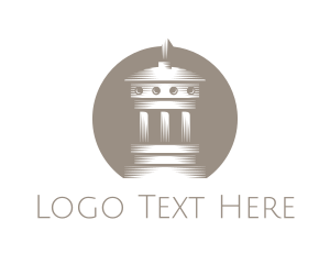 Grey Greek Dome Logo