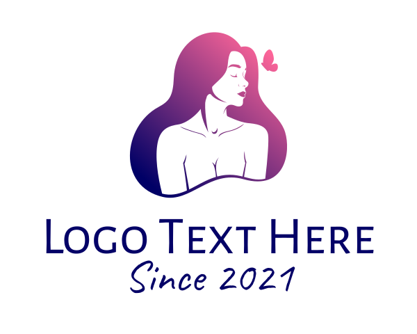 Beautiful Woman logo example 4