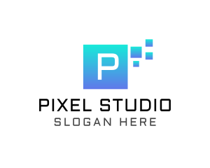 Digital Pixels Software App logo design