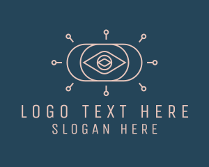 Mystical Fortune Teller Eye logo design