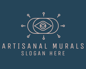 Mystical Fortune Teller Eye logo design