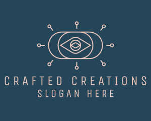 Mystical Fortune Teller Eye logo design