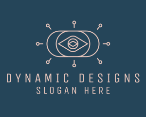 Mystical Fortune Teller Eye logo