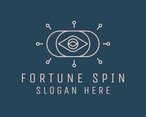 Mystical Fortune Teller Eye logo design