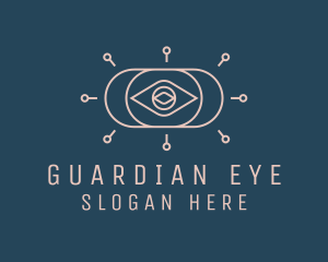 Mystical Fortune Teller Eye logo design