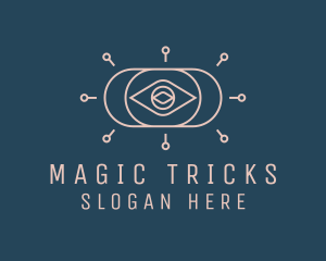 Mystical Fortune Teller Eye logo design