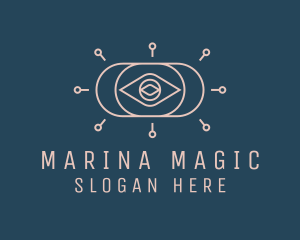 Mystical Fortune Teller Eye logo design