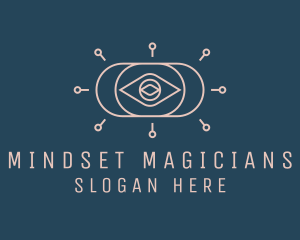 Mystical Fortune Teller Eye logo design