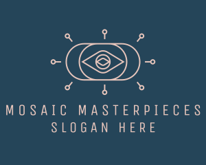 Mystical Fortune Teller Eye logo design