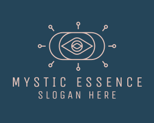 Mystical Fortune Teller Eye logo design