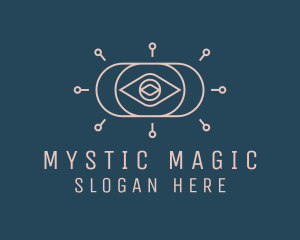 Mystical Fortune Teller Eye logo design