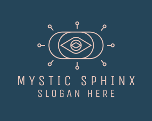 Mystical Fortune Teller Eye logo design